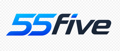 Logo 55five coral orange